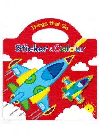 Buy Things That Go Sticker & Colour Book 3 | Yallatoys.com