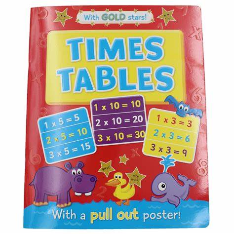 Buy Time Tables With A Pull Out Poster | Yallatoys.com