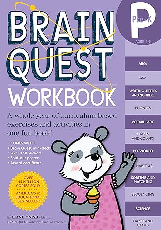 Buy Brain Quest Workbook Pre K | Yallatoys.com