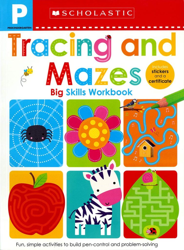 Buy Pre-K Big Skills Workbook Tracing And Mazes | Yallatoys.com