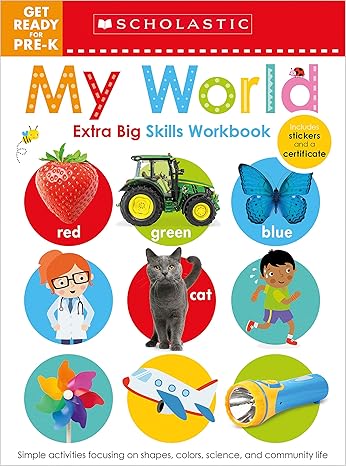 Buy Get Ready For Pre K My World Extra Big Skills Workbbok | Yallatoys.com