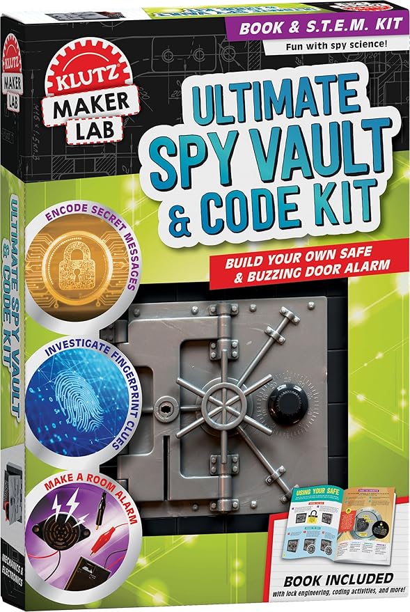 Buy Klutz Maker Lab Ultimate Spy Vault & Code Kit | Yallatoys.com