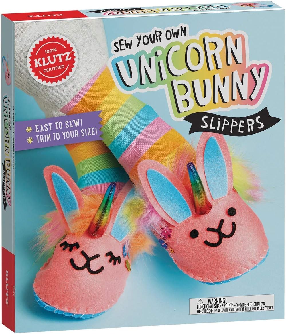 Buy Sew Your Own Unicorn Bunny Slippers | Yallatoys.com
