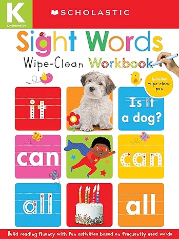 Buy Sight Words Wipe Clean Workbook | Yallatoys.com