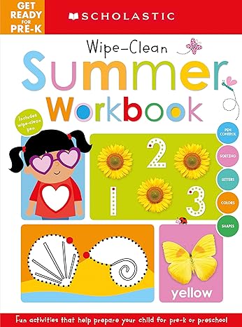 Buy Wipe Clean Summer Workbook For Pre K | Yallatoys.com