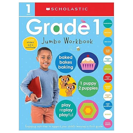 Buy Grade 1 Jumbo Workbook | Yallatoys.com