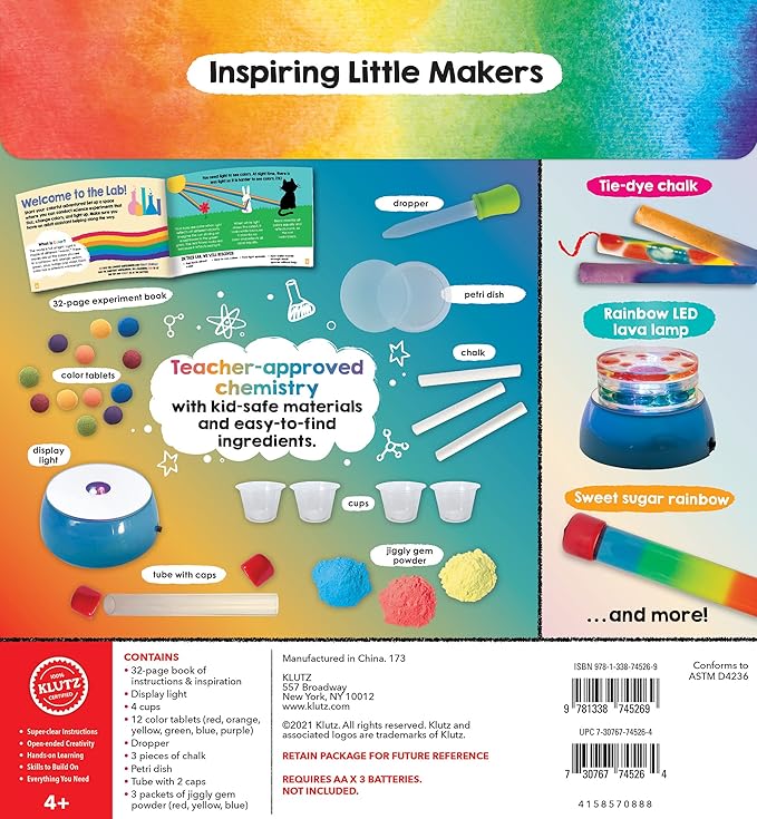 Buy Klutz Jr. My Steam Lab Color Science | Yallatoys.com