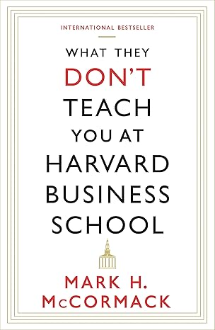 Buy What They Dont Teach You At Harvard Business School | Yallatoys.com