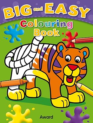 Buy Big & Easy Colouring Book Tiger | Yallatoys.com