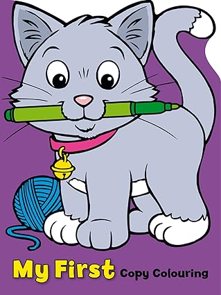 Buy My First Copy Colouring Book Cat | Yallatoys.com