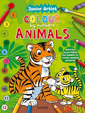 Buy Junior Artist Colour By Number Animals | Yallatoys.com