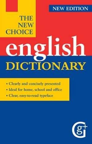 Buy The New Choice English Dictionary | Yallatoys.com