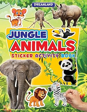 Buy Sticker Activity Book Jungle Animals | Yallatoys.com