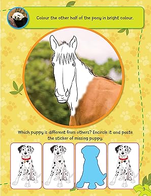 Buy Sticker Activity Book Jungle Animals | Yallatoys.com