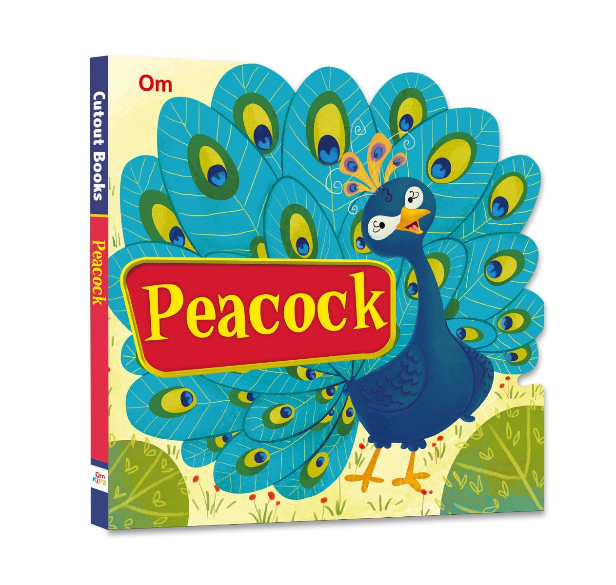 Buy Cutout Animals Board Book Peacock | Yallatoys.com