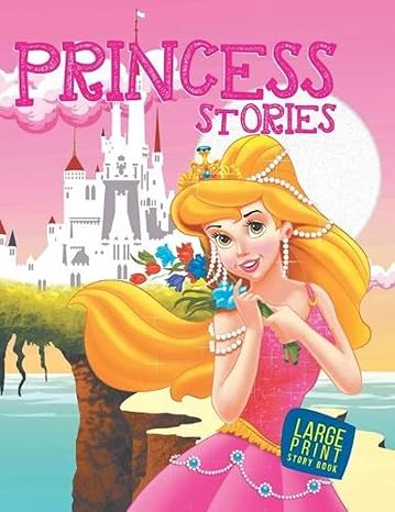 Buy Large Print Princess Stories | Yallatoys.com