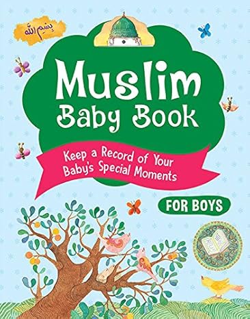 Buy Muslim Baby Book For Boys Keep A Record Of Your Babys | Yallatoys.com