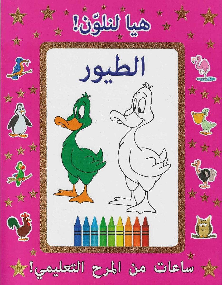 Buy Let Us Colour Birds Arabic | Yallatoys.com