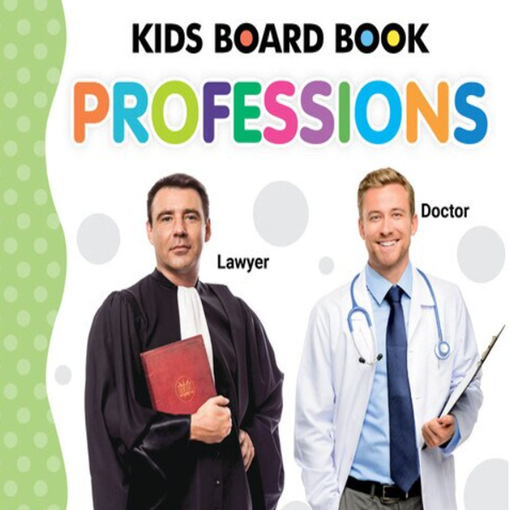 Buy Kids Board Book Professions | Yallatoys.com