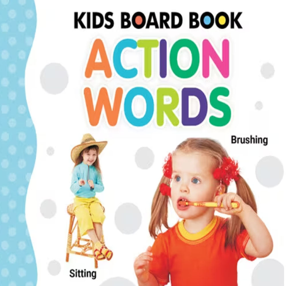 Buy Kids Board Book Action Words | Yallatoys.com