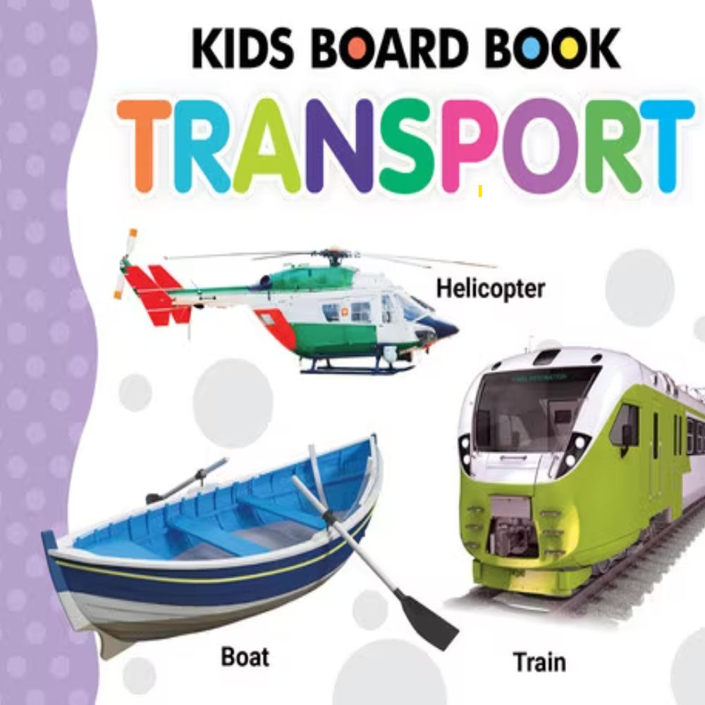 Buy Kids Board Book Transport | Yallatoys.com