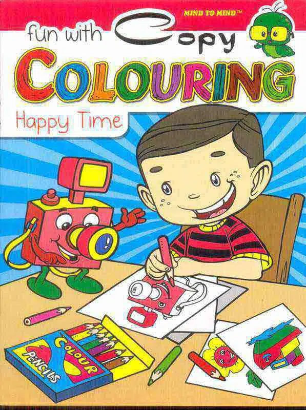 Buy Fun With Copy Colouiring Happy Time | Yallatoys.com