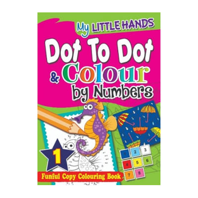Buy My Little Hands Dot To Dot & Colour By Numbers 1 | Yallatoys.com