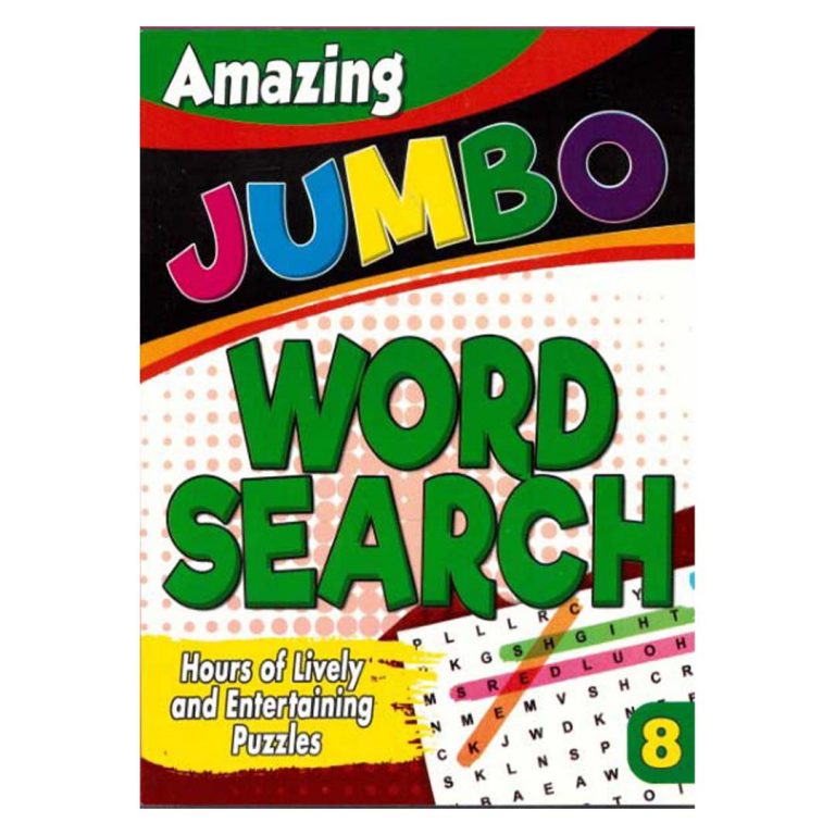 Buy Amazing Jumbo Word Search Book 8 | Yallatoys.com