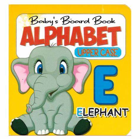 Buy Babys Board Book Alphabet Upper Case (Hard Cove | Yallatoys.com