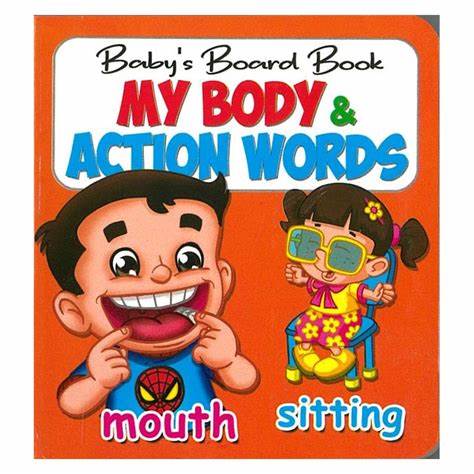 Buy Babys Board Book My Body & Action Words | Yallatoys.com