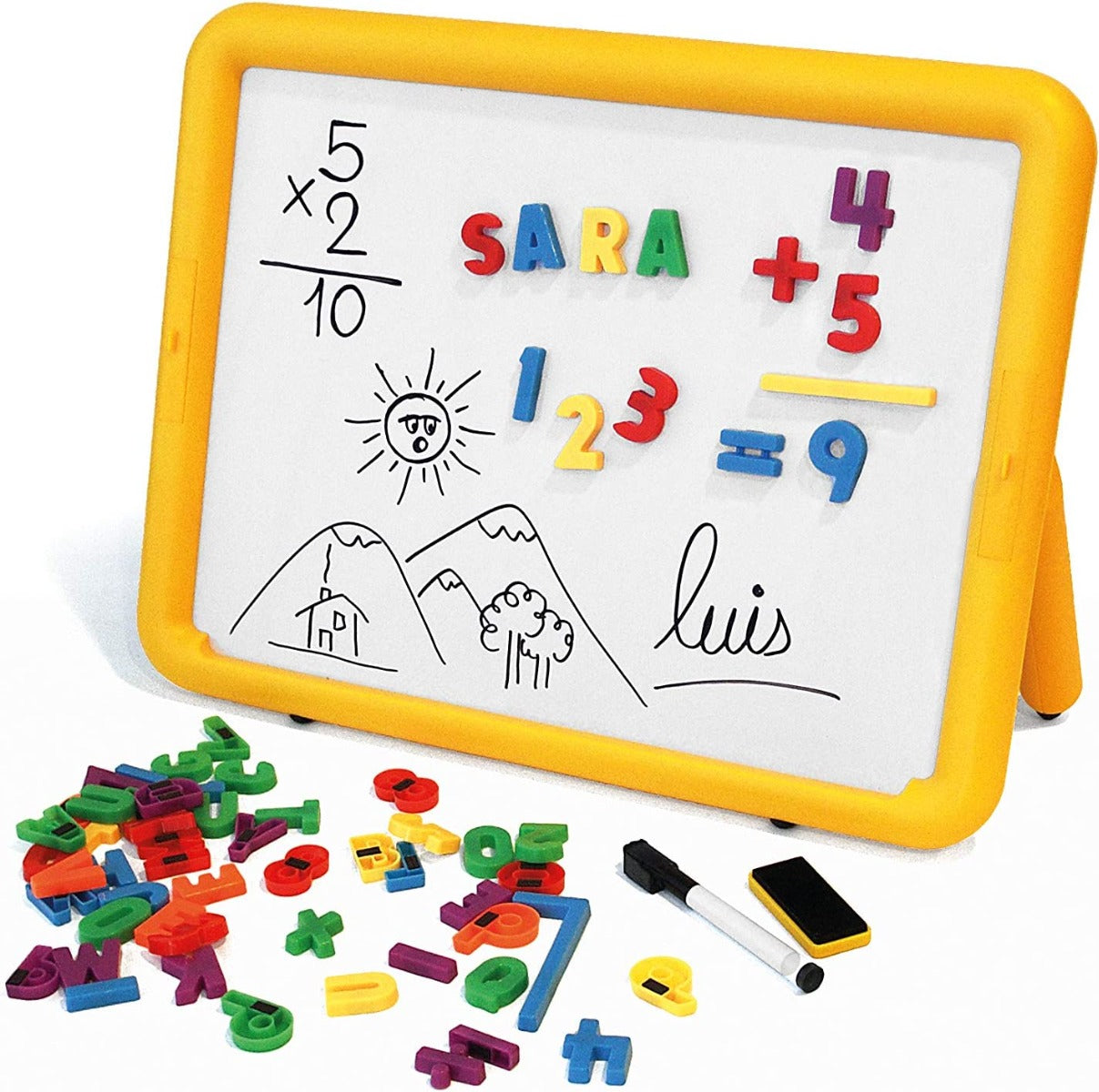 Buy Miniland 2 Sided Super Drawing Board with Metallic Sides | Yallatoys.com