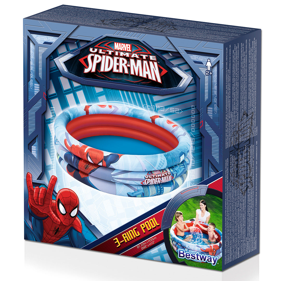 Buy Bestway Spider-Man 3-Ring Pool | Yallatoys.com