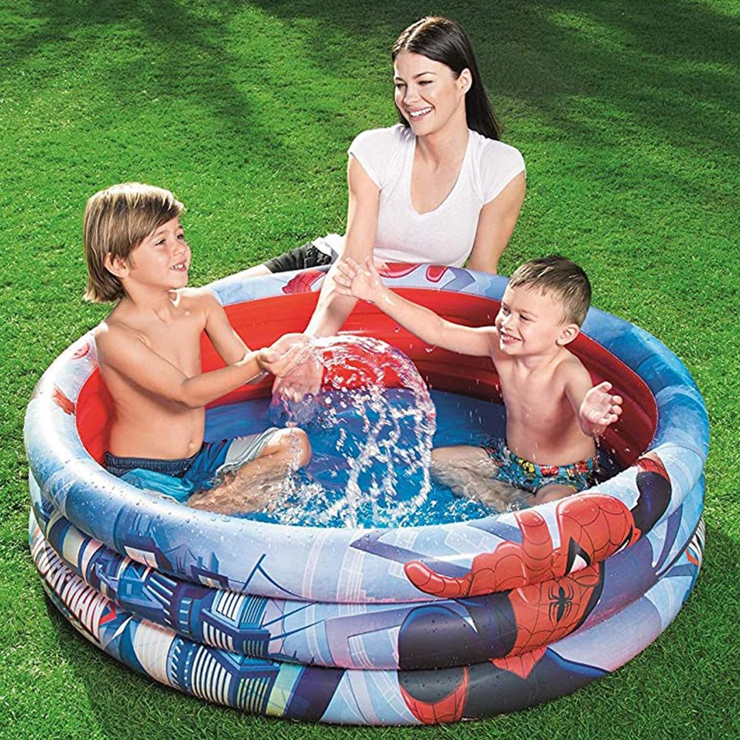 Buy Bestway Spider-Man 3-Ring Pool | Yallatoys.com
