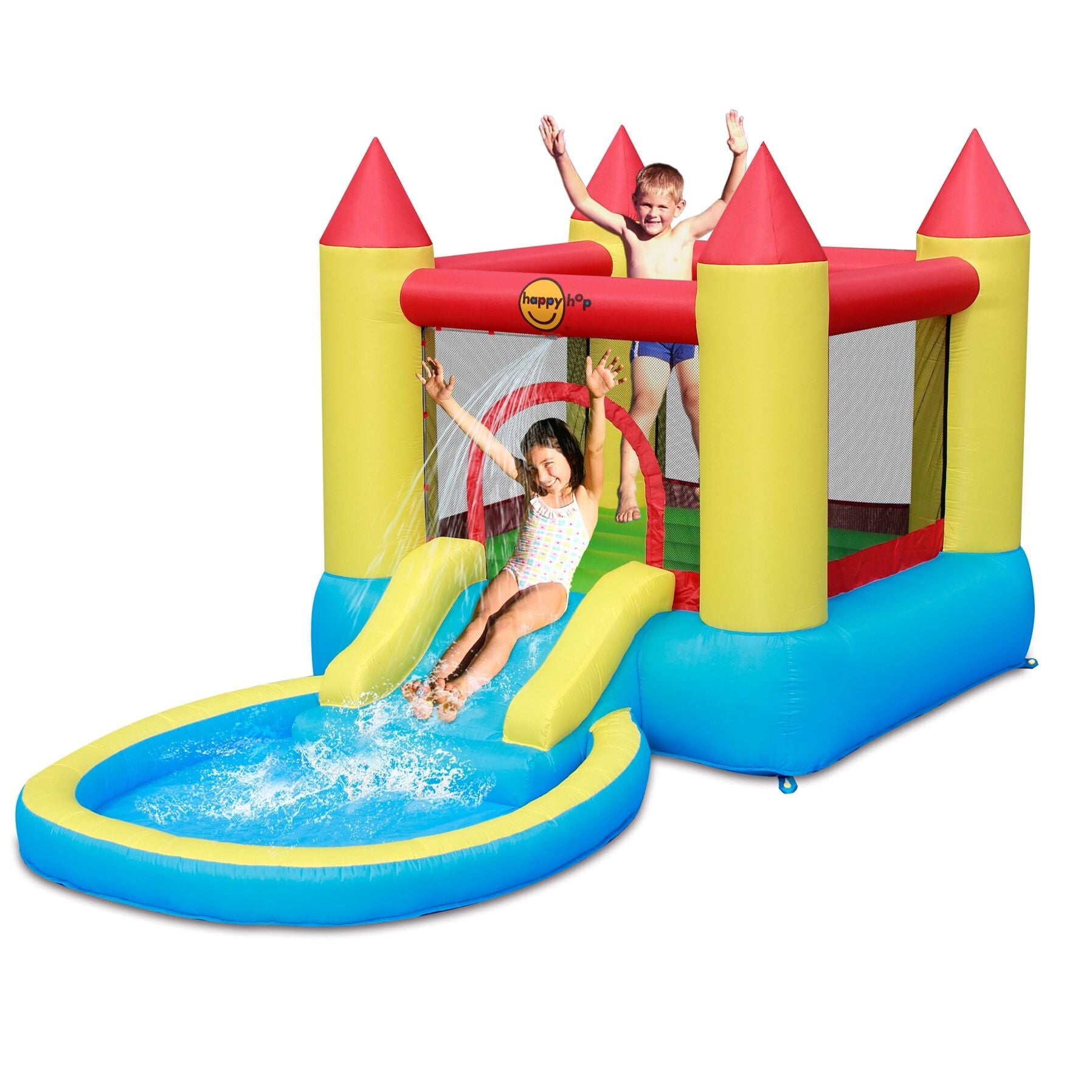 Buy Happy Hop Bouncy Castle With Pool & Slide | Yallatoys.com
