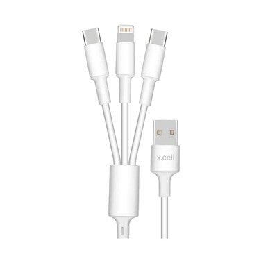 Buy X.Cell USB A to Multi Charging 1.5 Meter White | Yallatoys.com