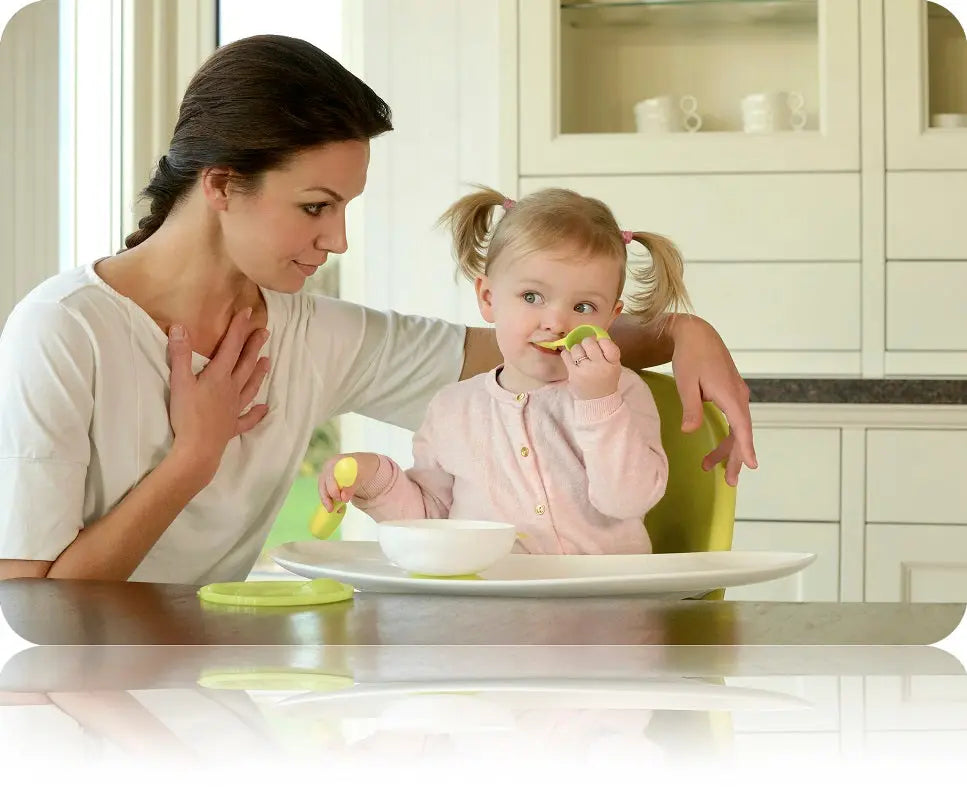 Kidsme Toddler Fork And Spoon Set Lime Kidsme Yallatoys