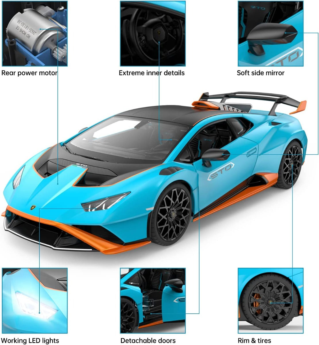 Buy Rastar Remote Control Lamborghini Huracan STO  Model | Yallatoys.com