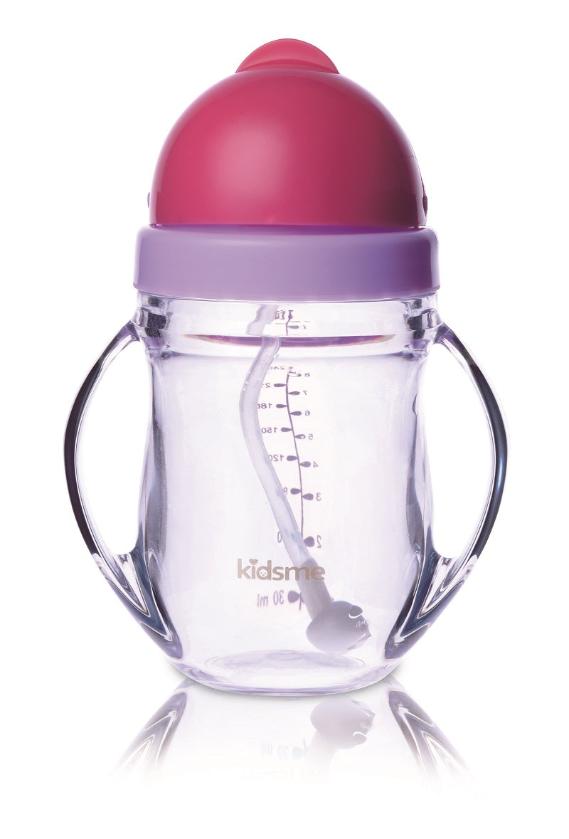 Kidsme Tritan Training Cup With Weighted Straw  Lavender Kidsme Yallatoys