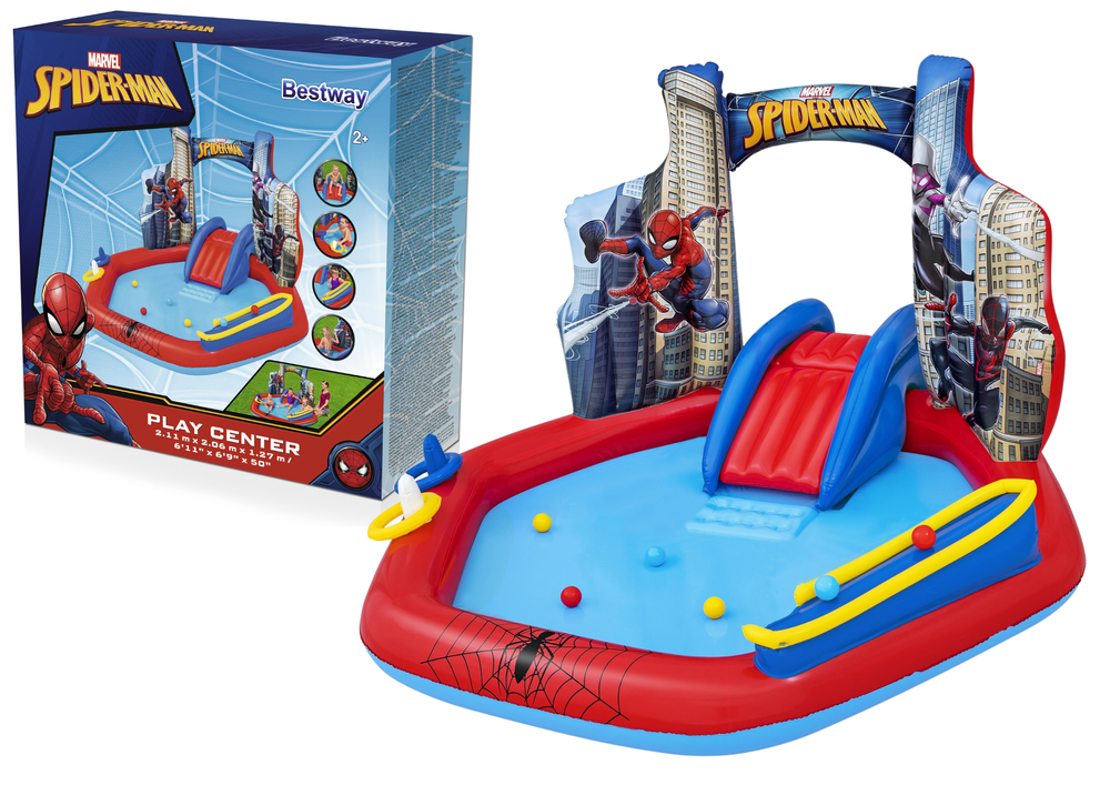 Buy Bestway SpiderMan Inflatable Play Center | Yallatoys.com