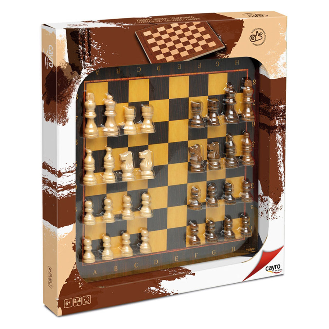 Buy Cayro Chess Board With Accessories Made In Wood | Yallatoys.com
