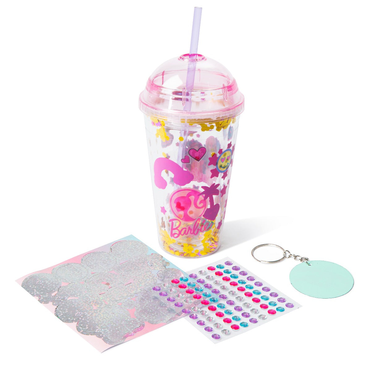 Buy Barbie Colour Reveal Confetti Drinks Bottle Set | Yallatoys.com