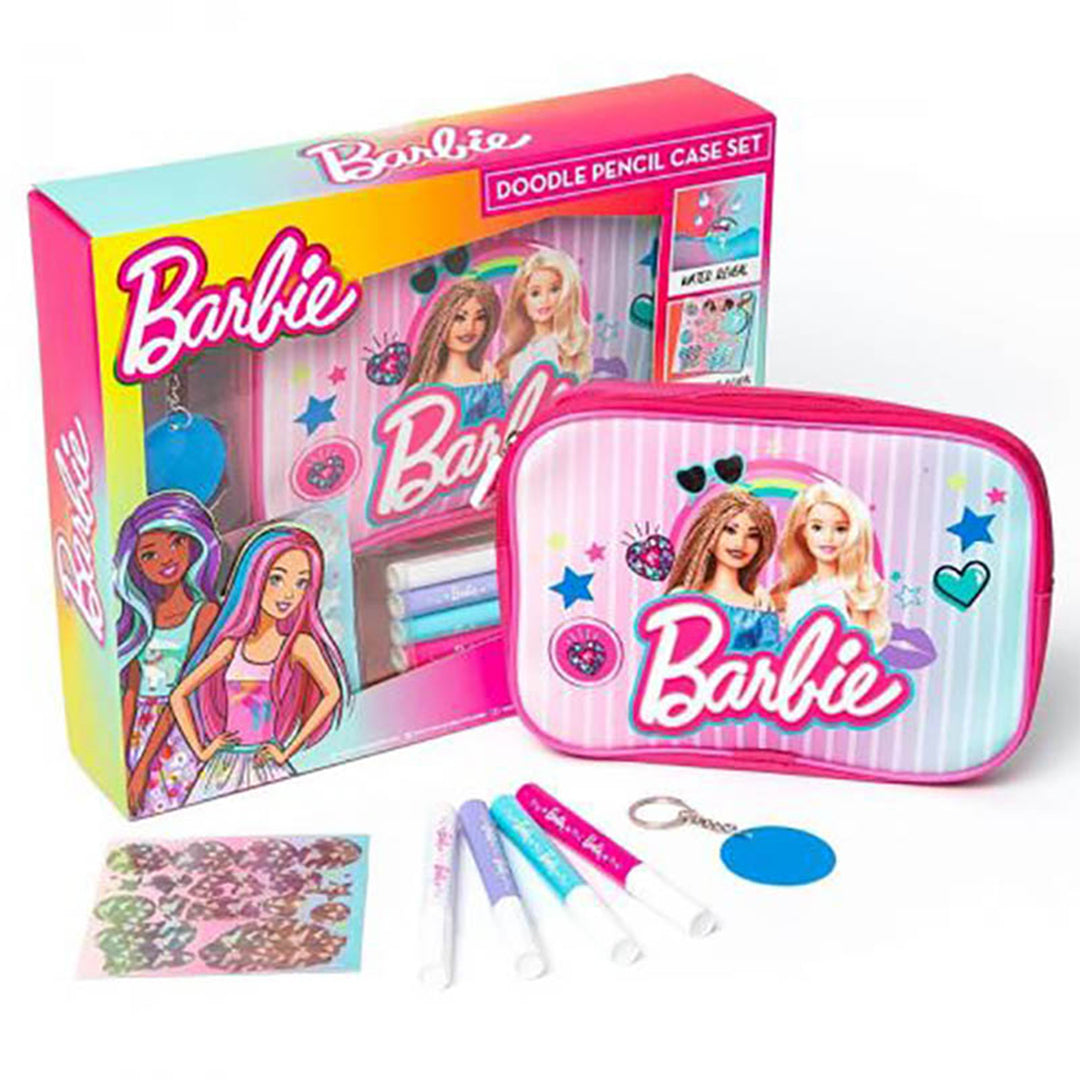 Buy Barbie Colour Reveal Doodle Pencil Case Set | Yallatoys.com