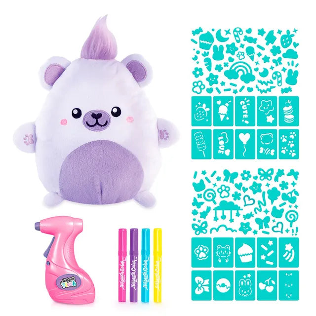 Airbrush Plush Kawaii Bear