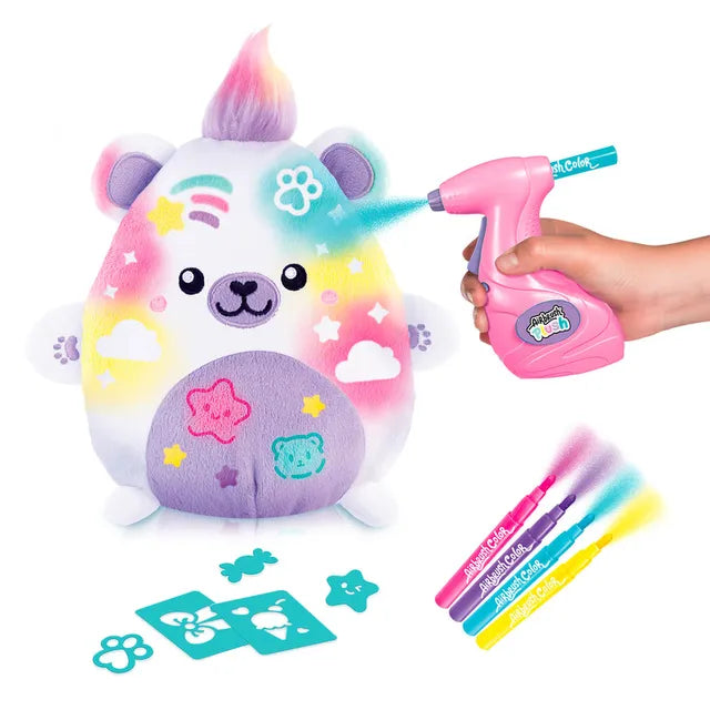 Airbrush Plush Kawaii Bear