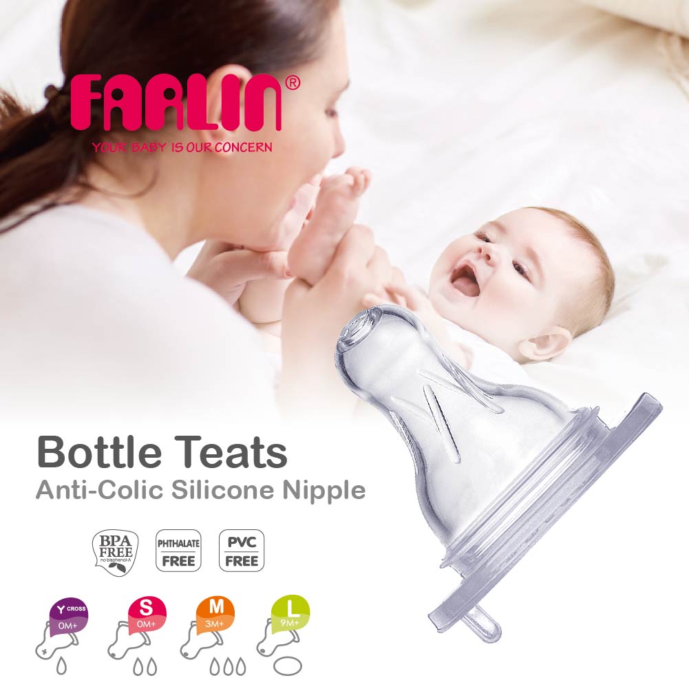 Farlin  Anti Colic Nipple  Standard L Farlin Yallatoys