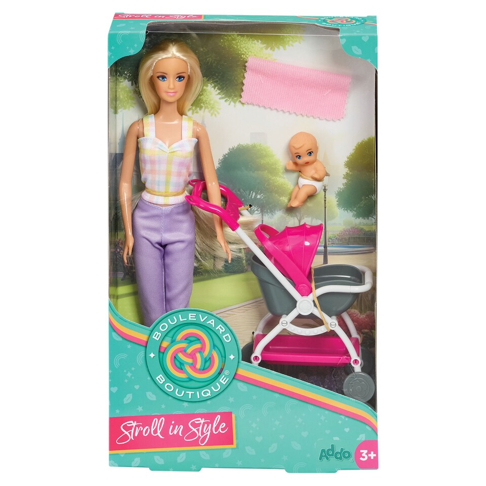 Addo Boulevard Boutique Stroll in Style Doll Addo Yallatoys