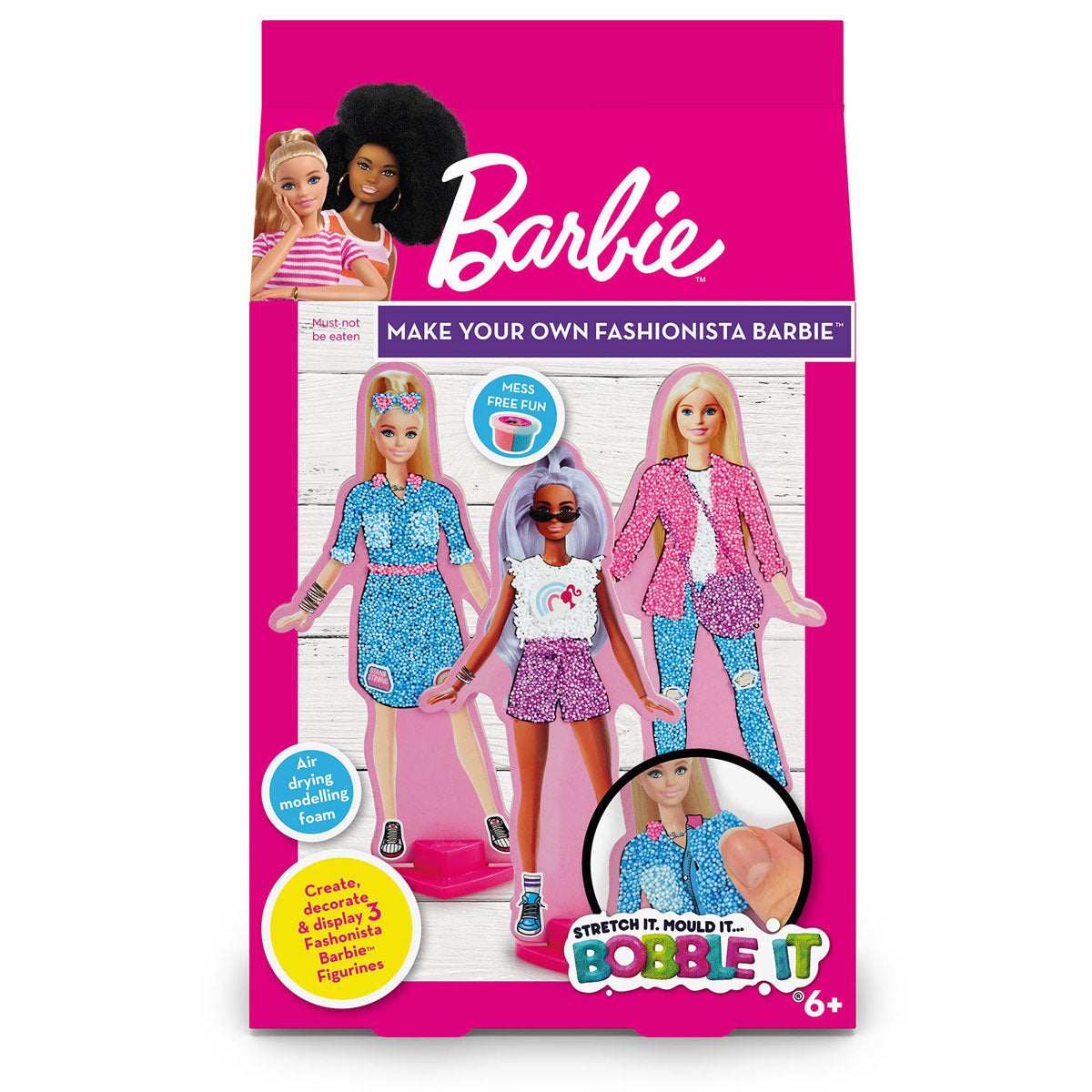 Addo Barbie Bobble It Make Your Own Fashionista Barbie Blue Craft Set Addo Yallatoys