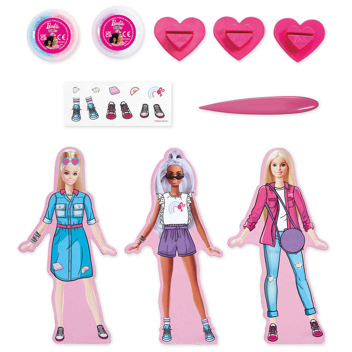 Addo Barbie Bobble It Make Your Own Fashionista Barbie Blue Craft Set Addo Yallatoys