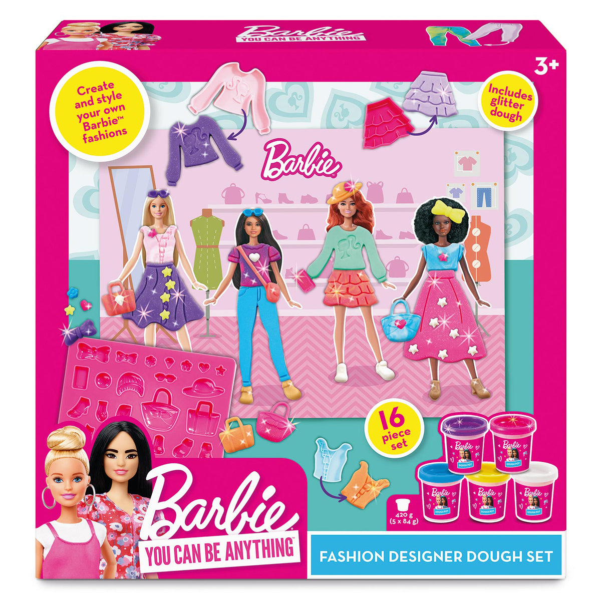Addo Barbie Fashion Designer Dough Playset Addo Yallatoys