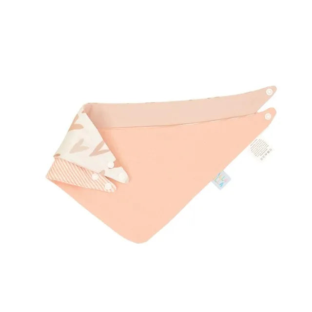 All4Ella Reversible Bandana Bibs Hearts 2 Pcs All4Ella Yallatoys